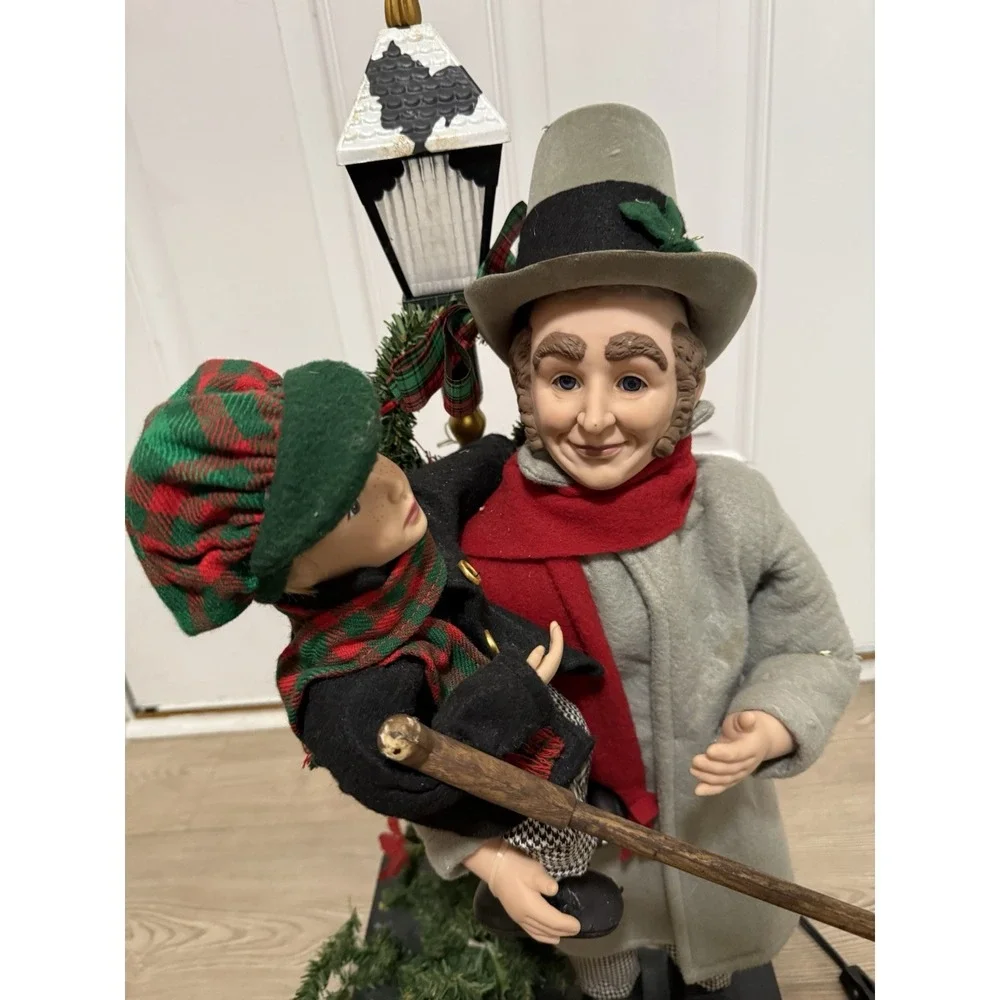 Vtg. Holiday Creations Tiny Tim & Scrooge 36